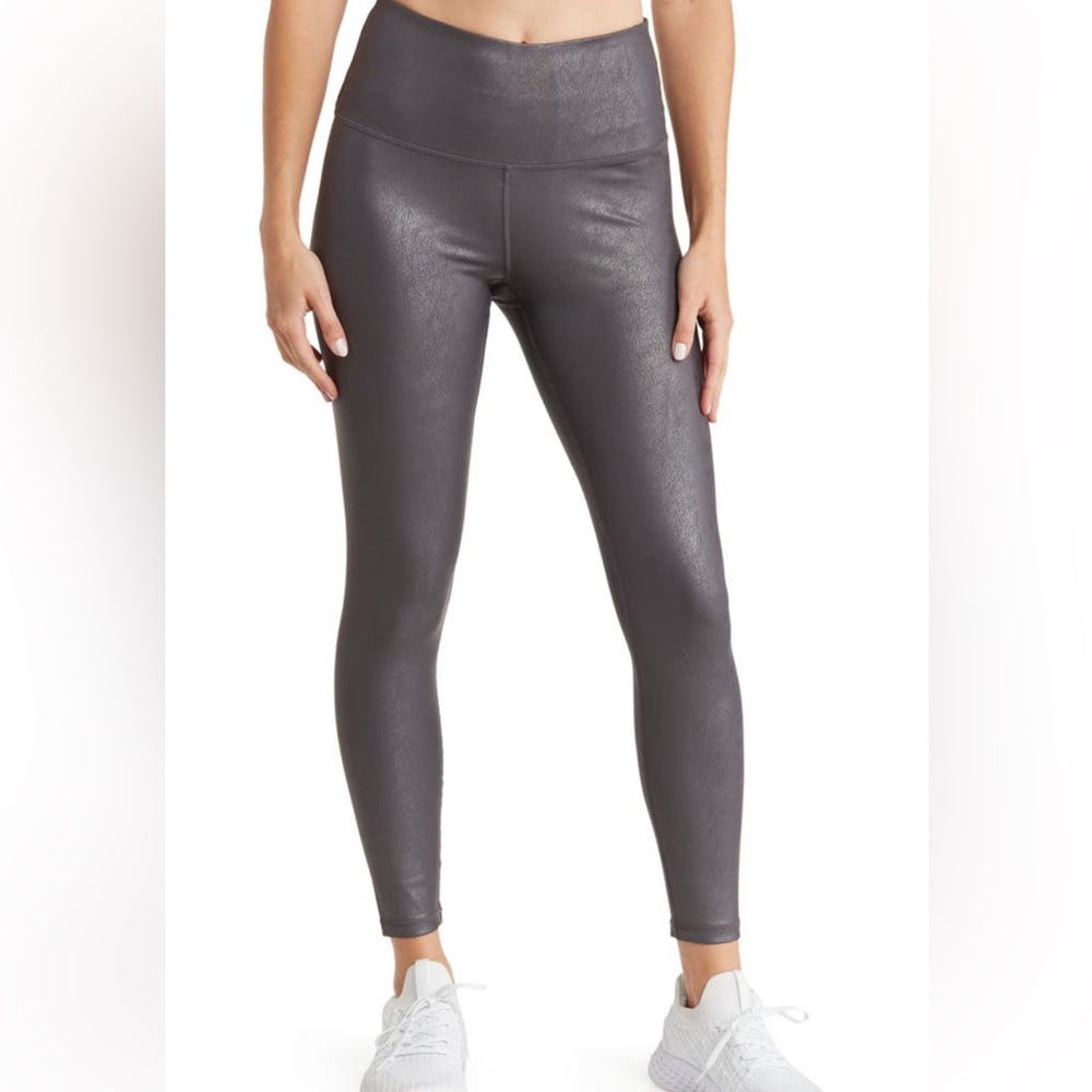 Faux leather leggings